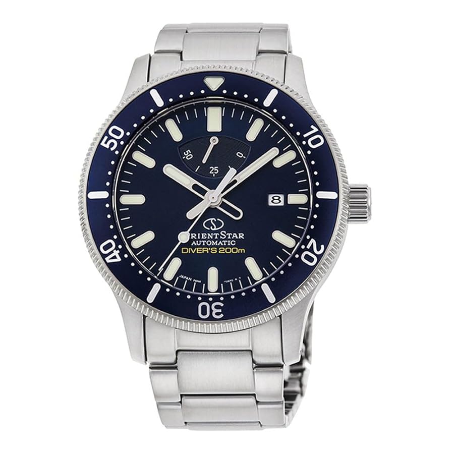 ORIENT STAR 自動巻きダイバーズウォッチ 200m Amazon.com: Orient Star Sports Diver's 200m Blue Dial with